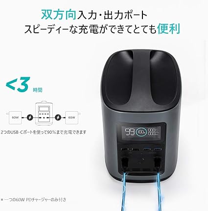 EFDELTA_ECOFLOW RIVER 370ポータブル電源_商品説明画像_03